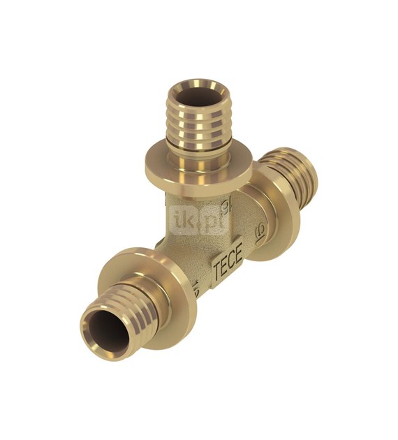 TECEFLEX TRÓJNIK 90ST 25X25X25 BRĄZ