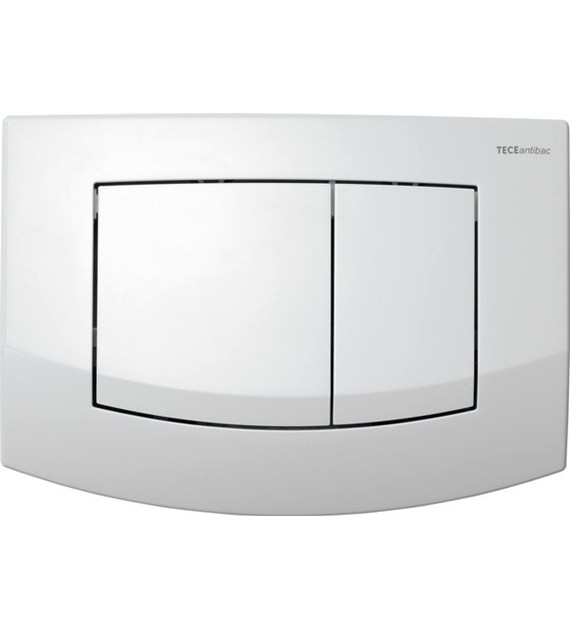 TECEAMBIA PRZYCISK WC PODWÓJNY BIAŁY