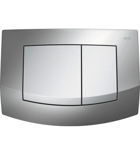 TECEAMBIA PRZYCISK WC PODWÓJNY CHROM MAT/POŁYSK