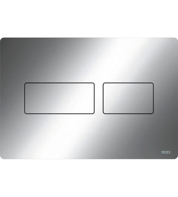 TECESOLID PRZYCISK DO WC Z METALU CHROM POŁYSK