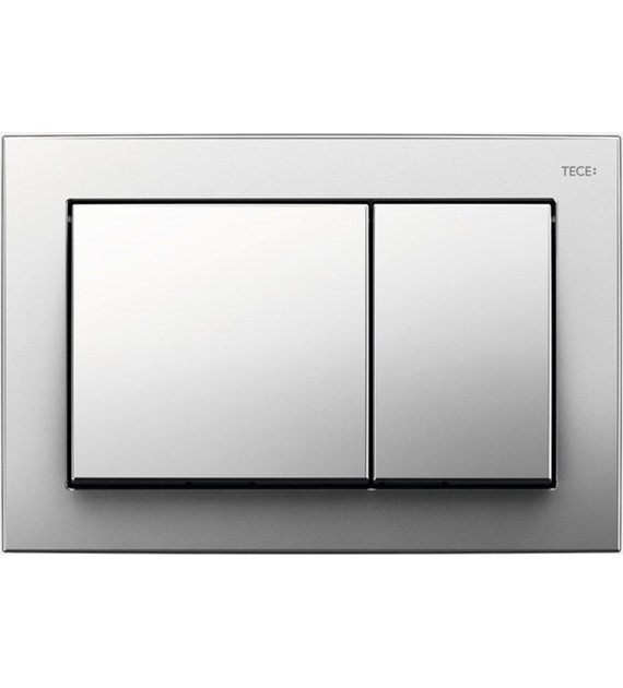 TECEBASE PRZYCISK WC PODWÓJNY CHROM POŁYSK