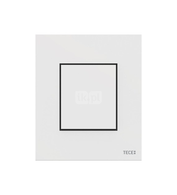 TECENOW PRZYCISK PISUAR TWORZYWO, BIAŁY ANTYBAKT.