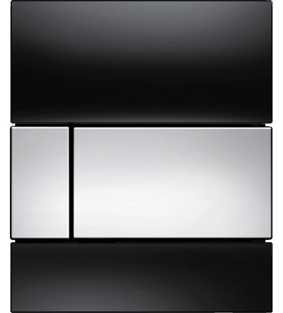 TECESQUARE PŁYTKA PISUAR SZK CZARNE PRZYCI CHR POŁ