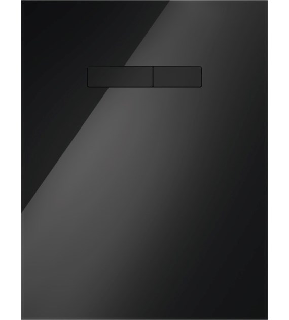 TECELUX SZKŁO CZARNE, PRZYCISKI CZARNE