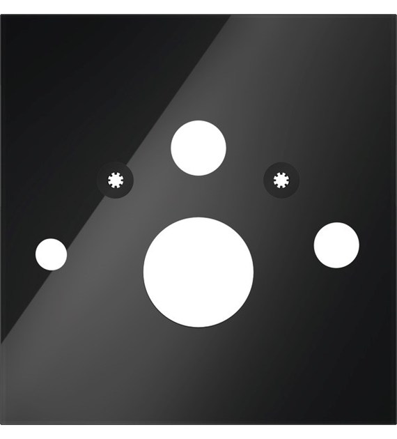 TECELUX SZKŁO CZARNE DO WC Z FUNKCJĄ BIDETU