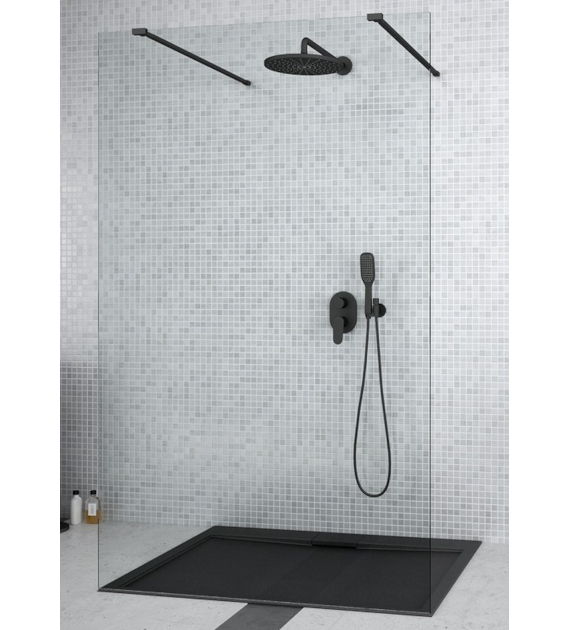 AVEO DUE BLACK KABINA WALK IN 120X195