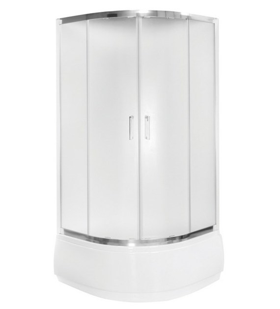 KABINA POLOKRAGLA MODERN 90X90X165 MROZ