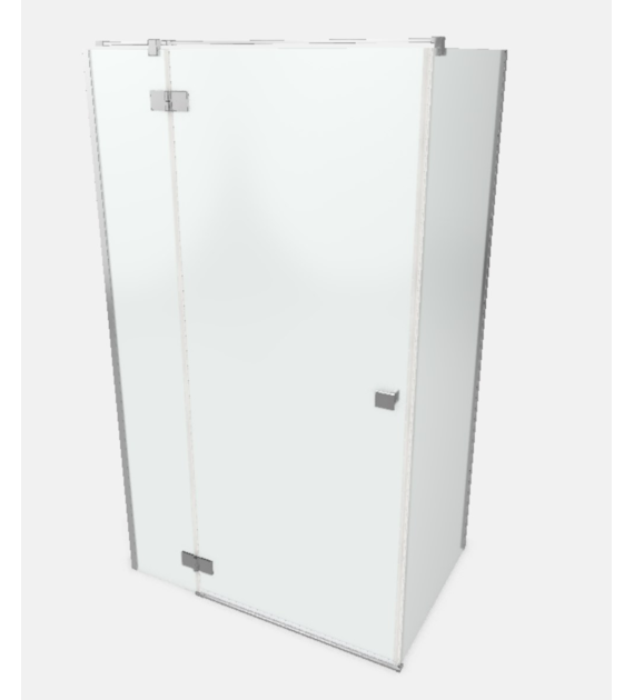 ESSENZA NEW DRZWI KDJ 1100X2000 LEWE CHROM/PRZEJ