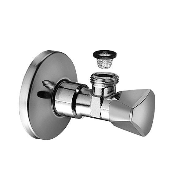 ZAWOR KATOWY SANLAND 1/2x3/8 Z SITKIEM CHROM SCHEL