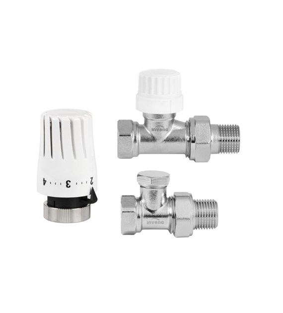 INVENA KPL TERMOSTAT. PROSTY Z GŁOWICĄ MINI 2 PROV