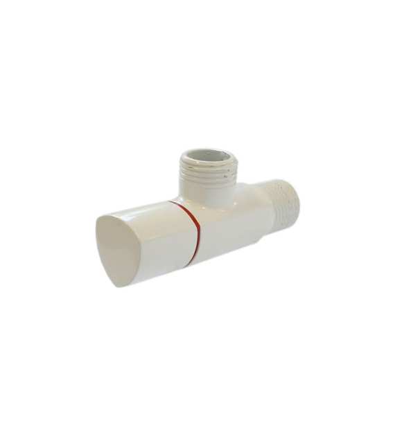 ZAWOR KATOWY KULOWY 1/2X3/8 BIALY