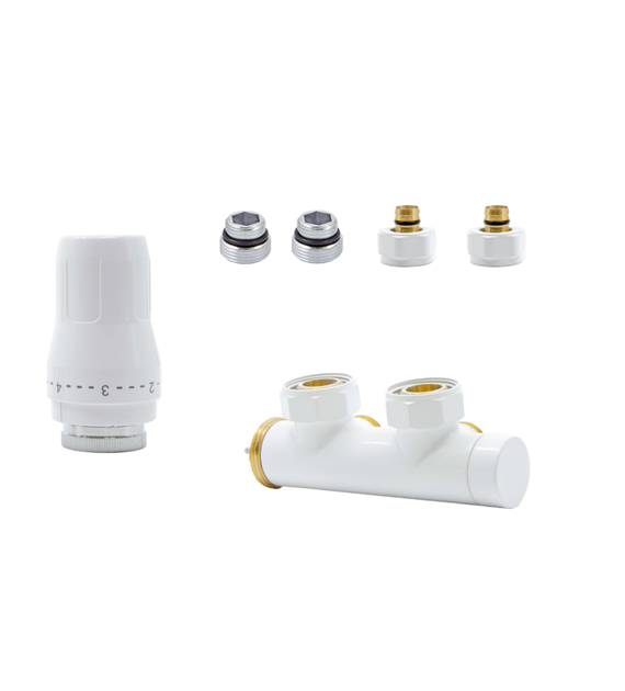 ZESTAW DUO-PLEX 3/4xM22x1.5 LEWY/PRAWY BIAŁY PEX