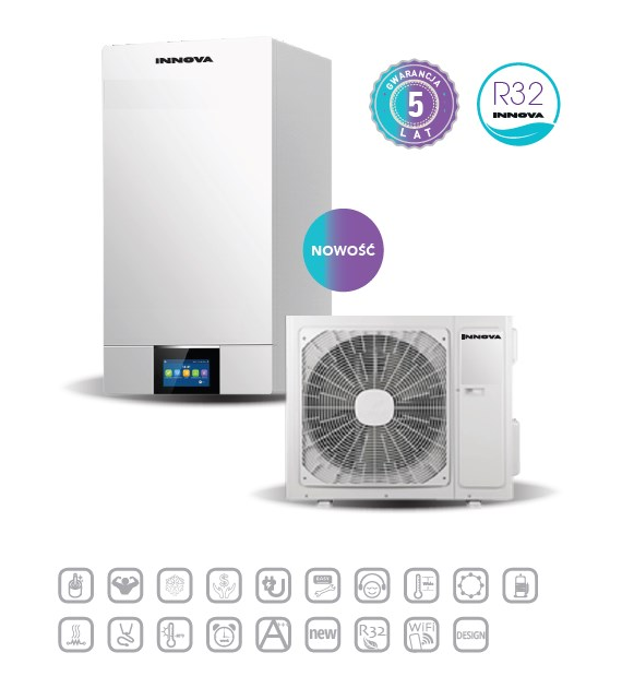 NORDIC POMPA CIEPLA 9,5 kW R32 230V