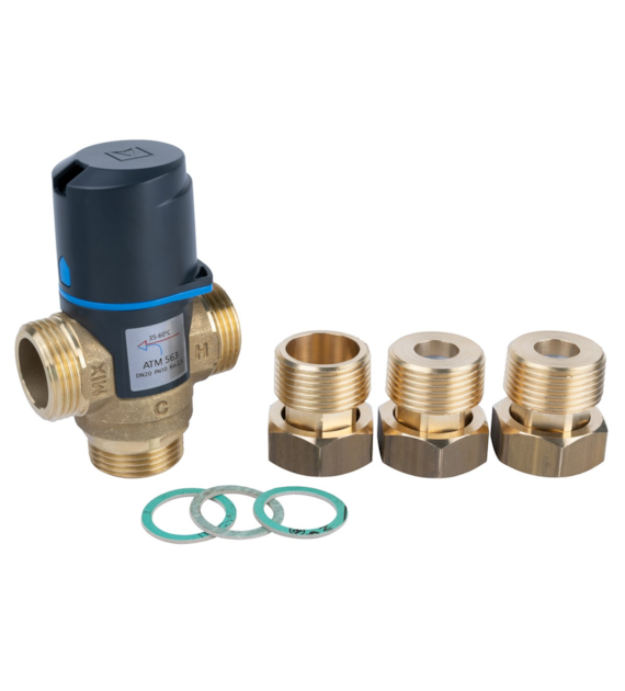TERMOST ZAW MIESZ ATM563 DN20 G1 , 35÷60°C Kvs 2