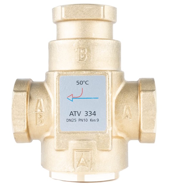 ZAWOR TEMP ATV 334 DN25 GW KVS9 TEMP.50'