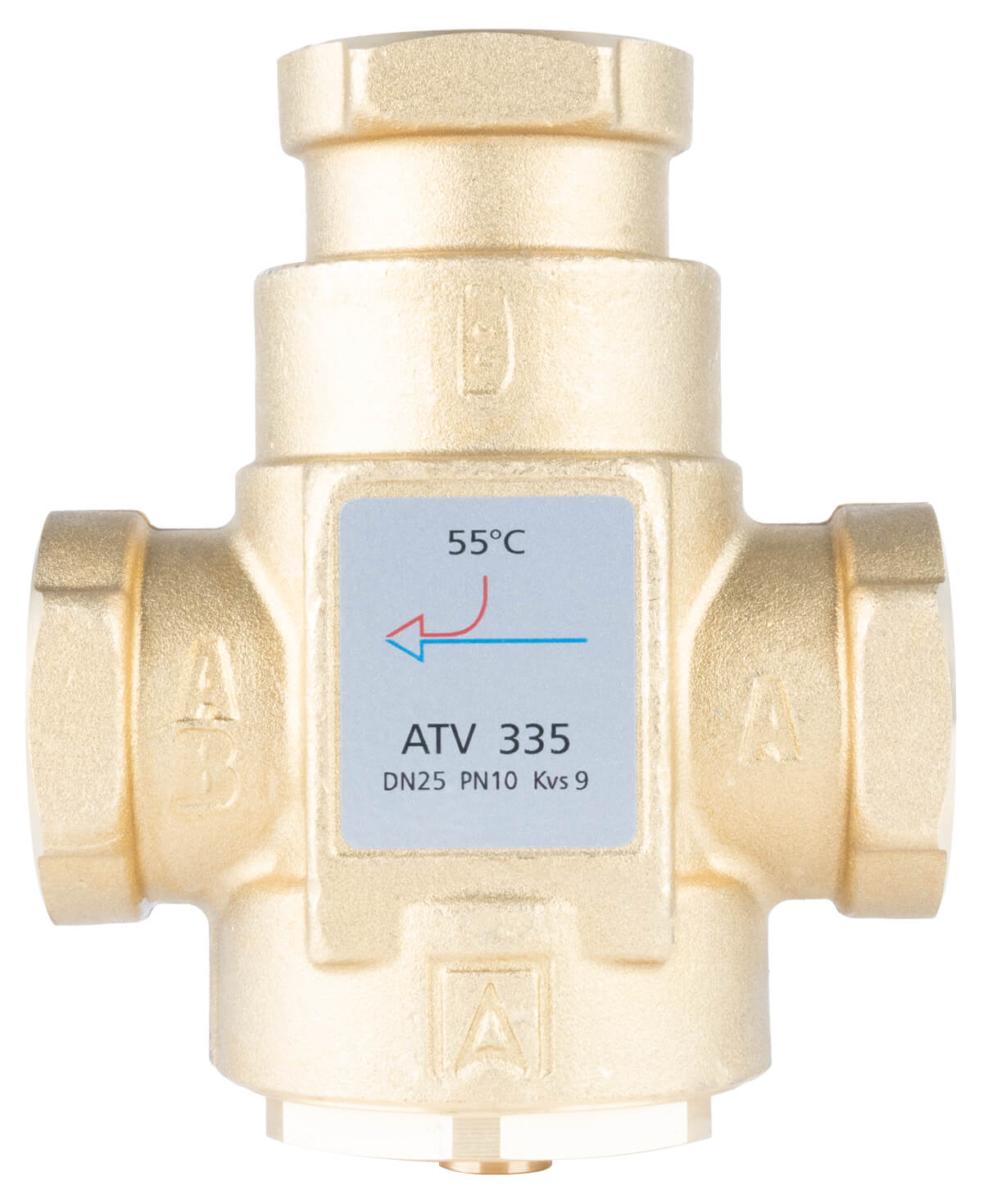 ZAWOR TEMP ATV 335 DN25 GW KVS9 TEMP.55'