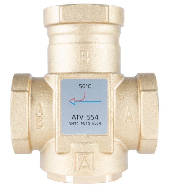 ZAWOR TEMP ATV 554 DN32 11/4 TEMP.50*C KVS9 M3/H