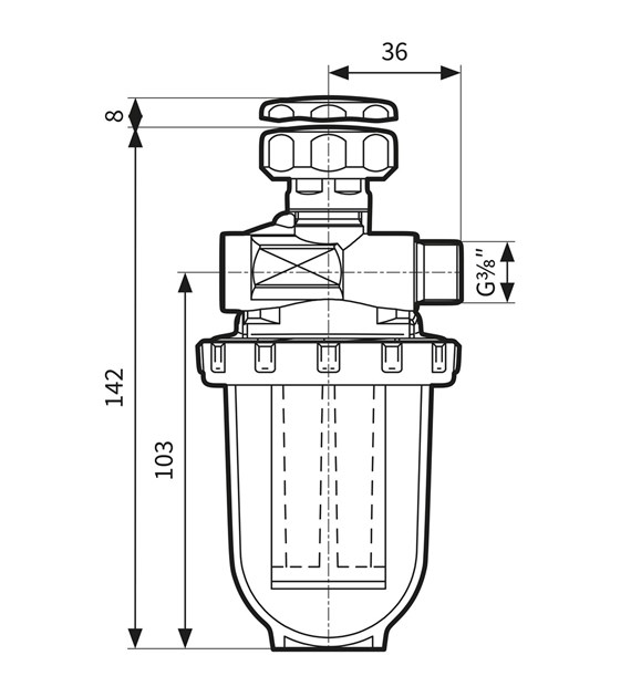 FILTR OLEJ. DWURUR. MS 500ST  Z WKŁ. STAL. 220L/H