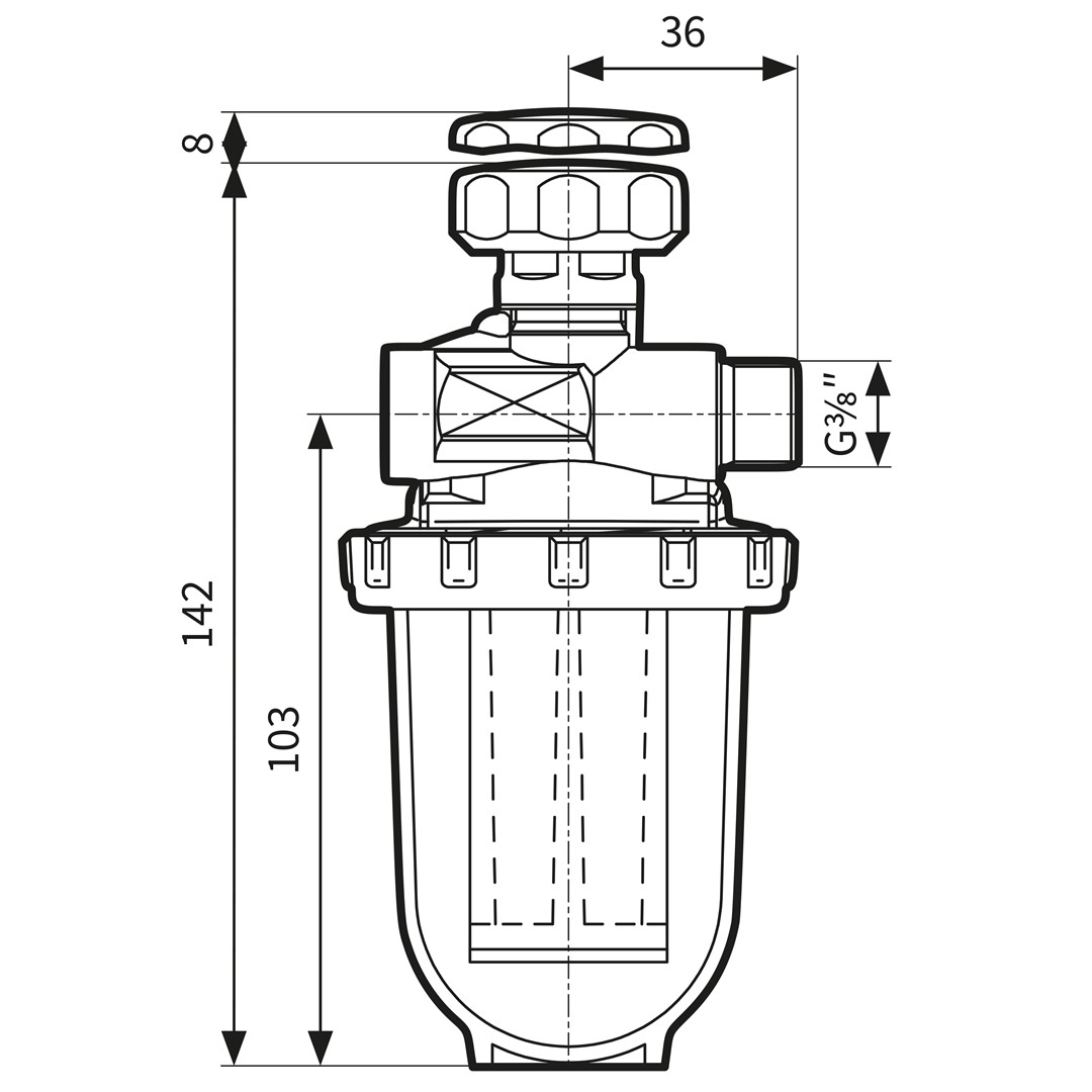 FILTR OLEJ. DWURUR. MS 500ST  Z WKŁ. STAL. 220L/H