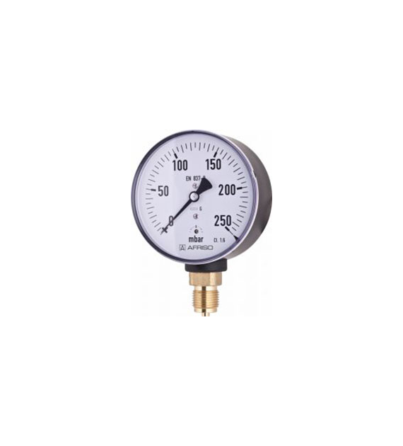 MANOMETR PUSZKOWY KP100 D201 /0-160MBAR/ G1/2