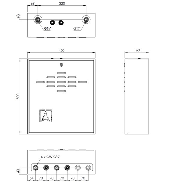 ZEST. MIESZAJACY PRIMOBOX AZB 405 W SZAFCE