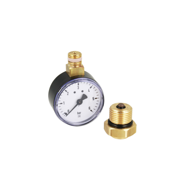 MANOMETR RF50 Z ZAWOREM MONT. PROCALIDA GT3/IN