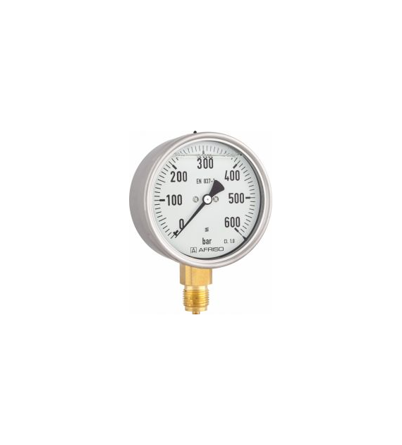 MANOMETR GLICER. RF 63 D701 FI63 0-10BAR G1/4 RAD