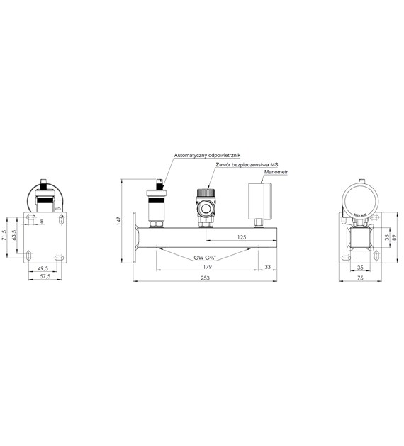 GRUPA BEZPIECZEŃSTWA KOTŁA BSS, NMAX UDT 42,6 kW