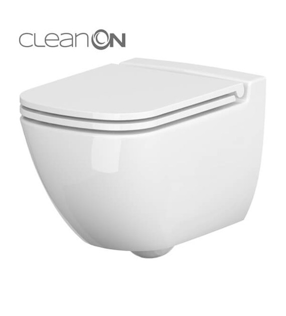 CERSANIT ZEST.MISKA CASPIA CLEAN ON+DESKA SLIM DUR