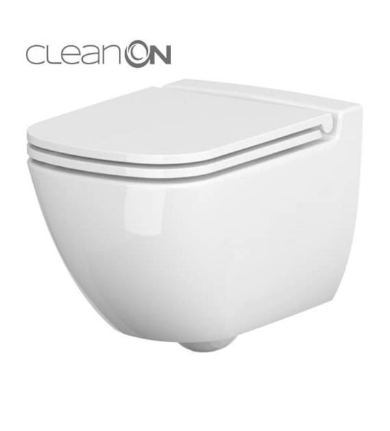 CERSANIT ZEST.MISKA CASPIA CLEAN ON+DESKA SLIM DUR