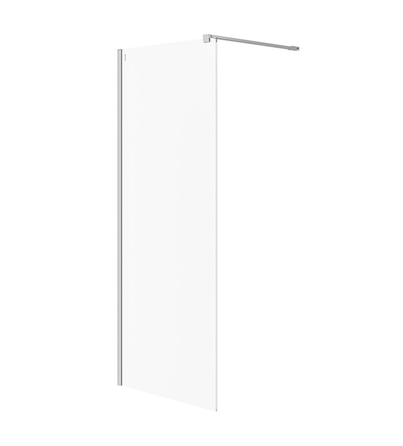 KABINA PRYSZNICOWA WALK-IN 80 CHROM/PRZEJ