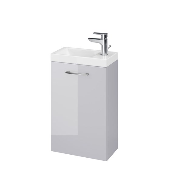 SET 888 LARA COMO 40 SZARY (SZAFKA + UMYWALKA)