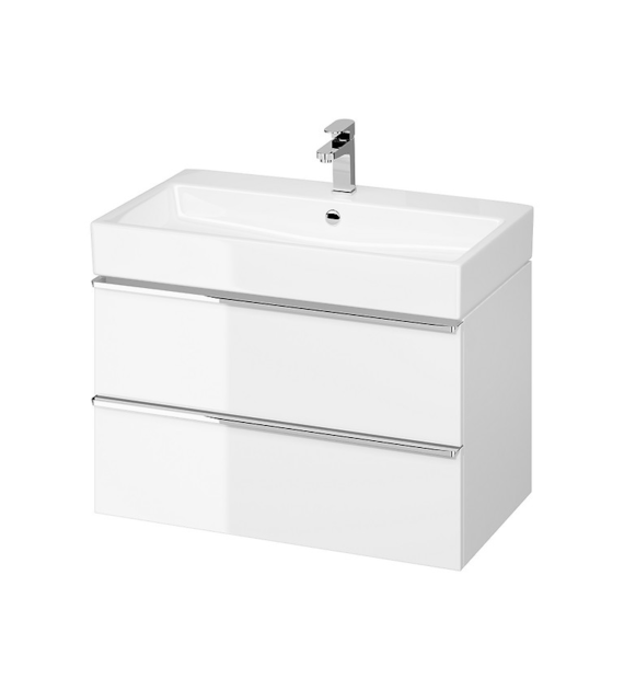 SET B592 VIRGO SZAFKA 80 + UMYWALKA BIAŁY