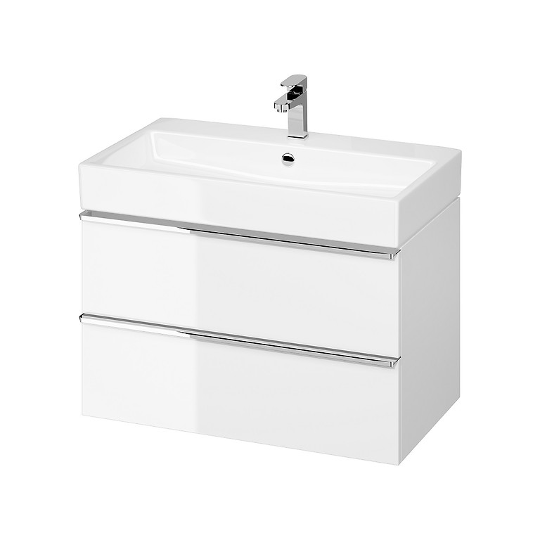 SET B592 VIRGO SZAFKA 80 + UMYWALKA BIAŁY