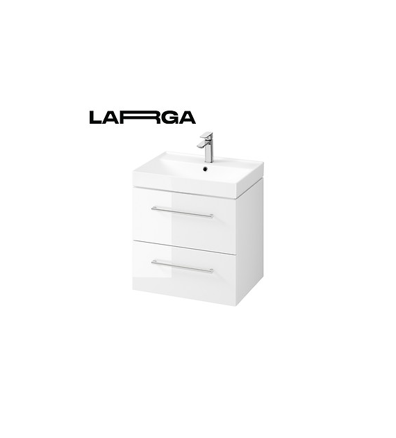 SET B661 LARGA SZAFKA 60 + UMYWALKA BIAŁY