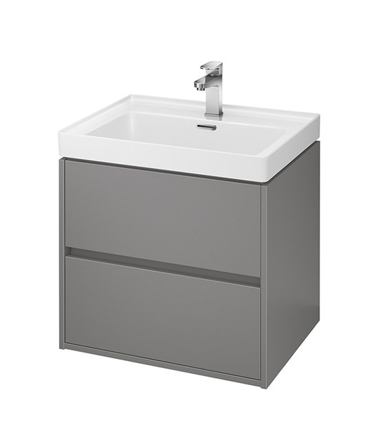 CERSANIT SZAFKA PODUMYWALKOWA CREA 60 SZARY MAT