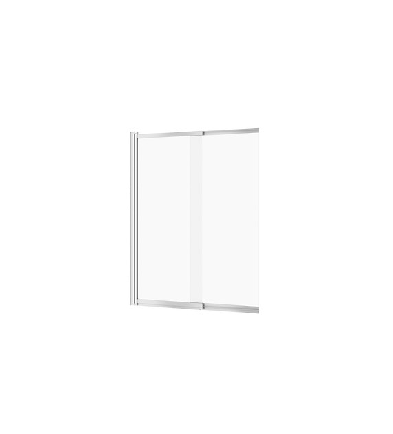 PARAWAN NAWANNOWY CHROM 140X115 PRAWE TRANSPARENT
