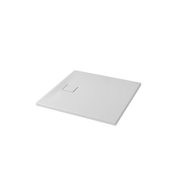 BRODZIK KWADRATOWY TAKO SLIM BIAŁY MAT 90X4 + SYF