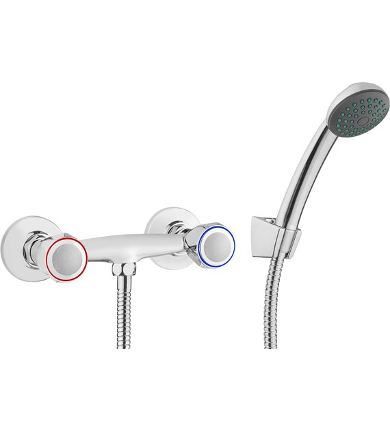 BATERIA NATR ŚCIENNA Z ZESTAWEM NATR CHROM