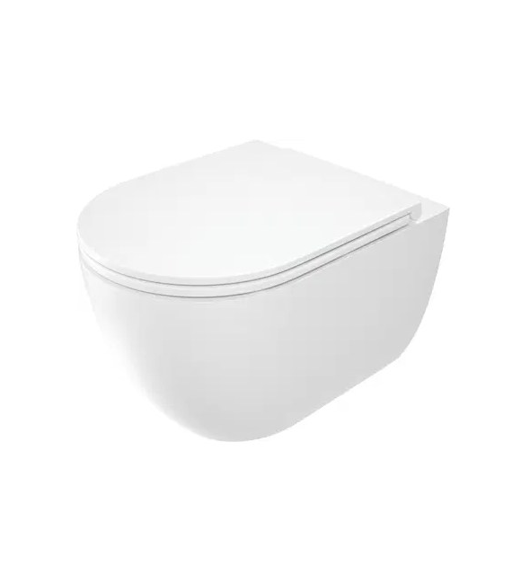 ROUND MISKA WC Z DESKĄ BEZKOŁNIERZOWA BIAŁY