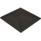BRODZIK GRANITOWY KWADRATOWY 90X90 CM NERO