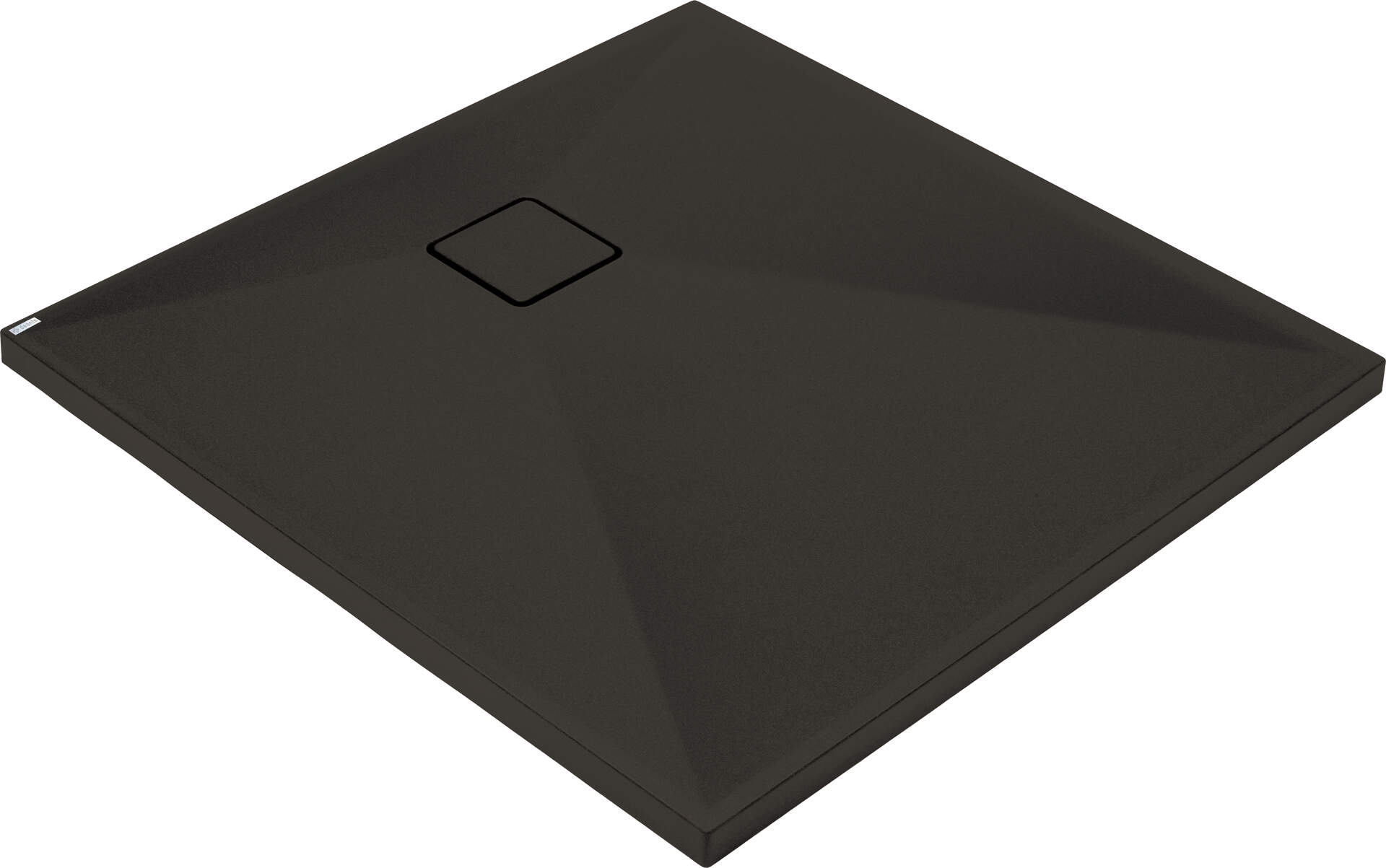 DEANTE CORREO BRODZIK KWADRATOWY 90X90 NERO GRANIT