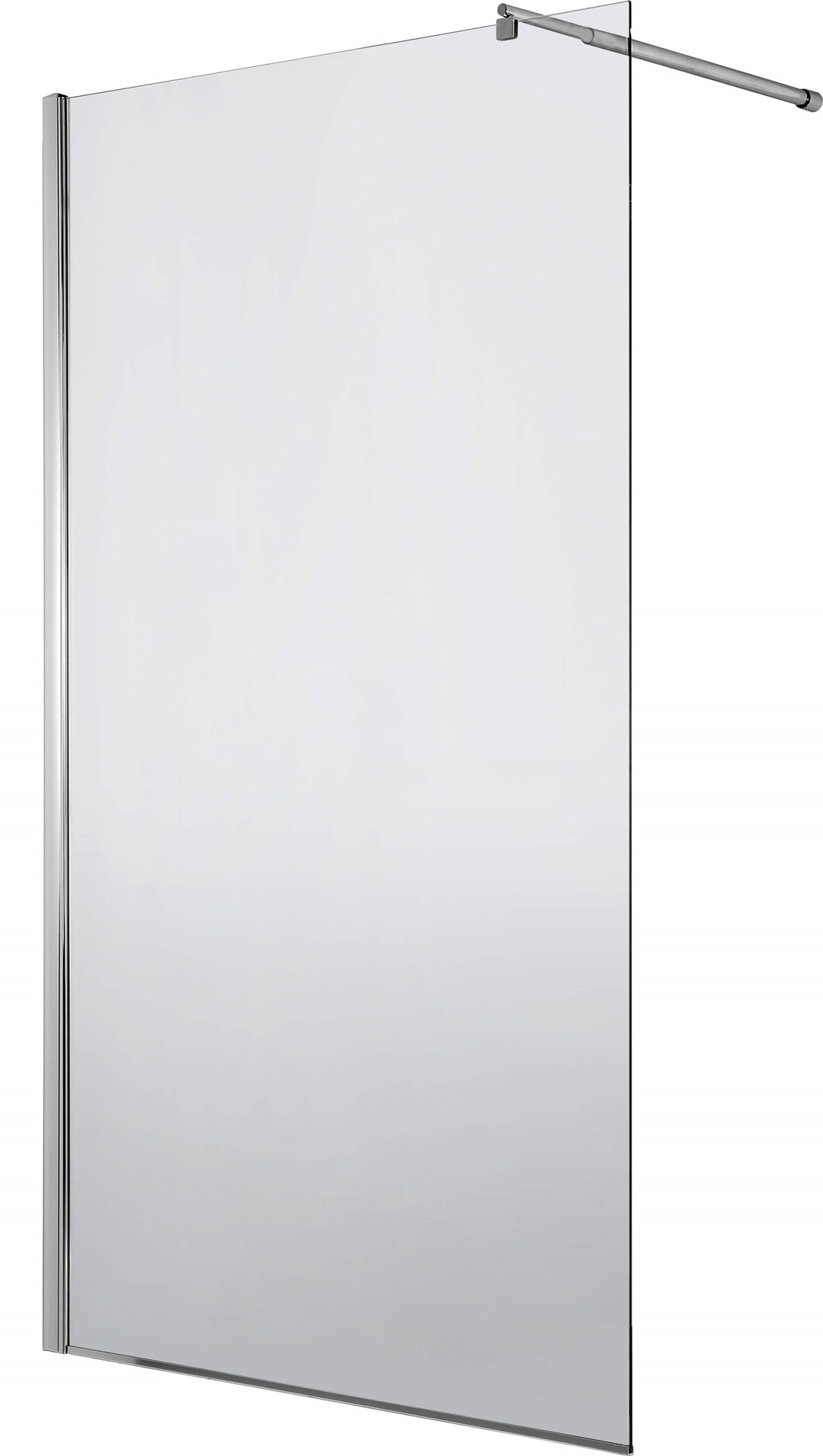 KABINA PRYSZNICOWA WALK-IN 90 CM CHROM