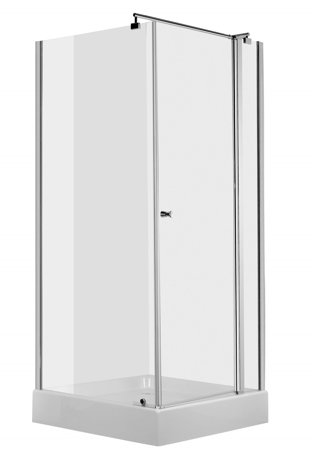 KABINA PRYSZNICOWA KWADRATOWA 90 CM CHROM