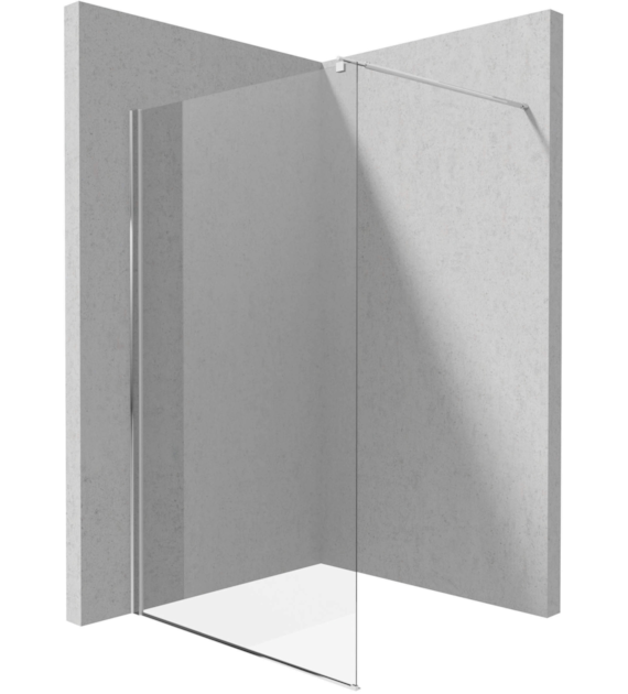 ŚCIANKA NATR WALK-IN KERRIA PLUS 120 CM CHROM