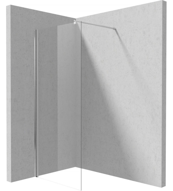 ŚCIANKA NATR WALK-IN KERRIA PLUS 90 CM CHROM