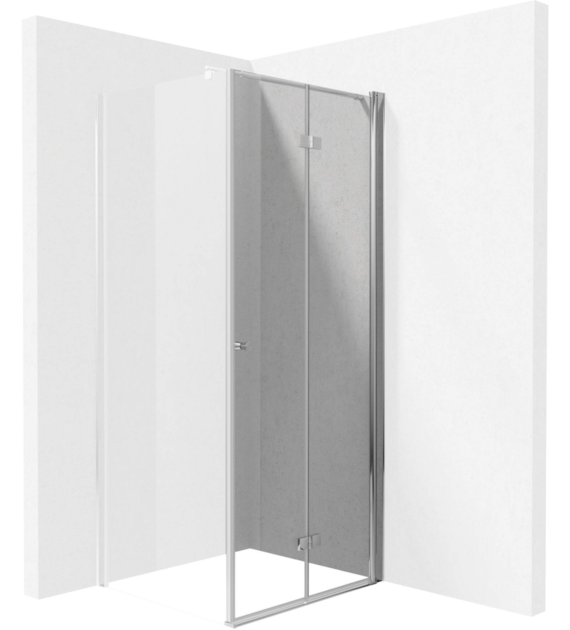DRZWI NATR KERRIA PLUS 90 CM SKŁADANE CHROM