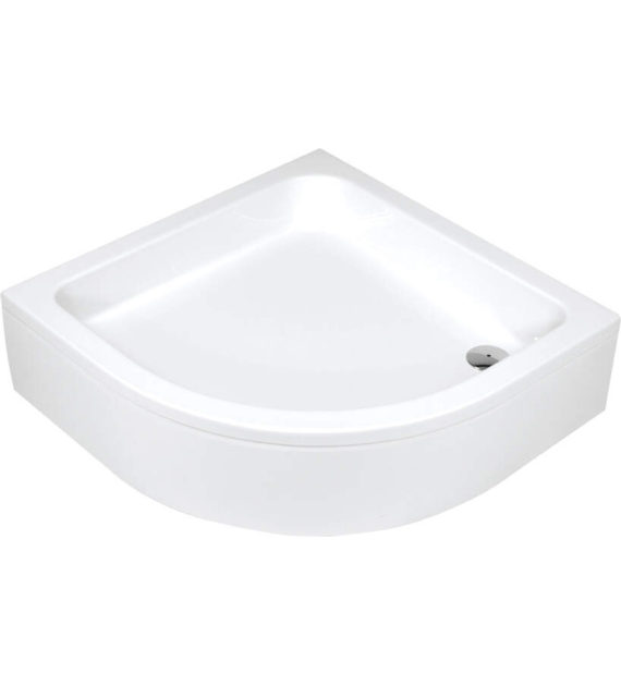 BRODZIK AKRYLOWY PÓŁOKRĄGŁY 90 CM BIAŁY