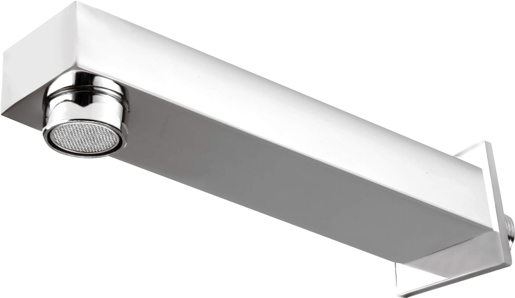 WYLEWKA WANNOWA KWADRATOWA - 176 MM CHROM
