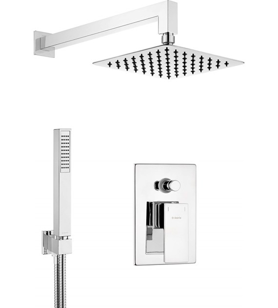 ZESTAW PRYSZNICOWY PODTYNKOWY CHROM